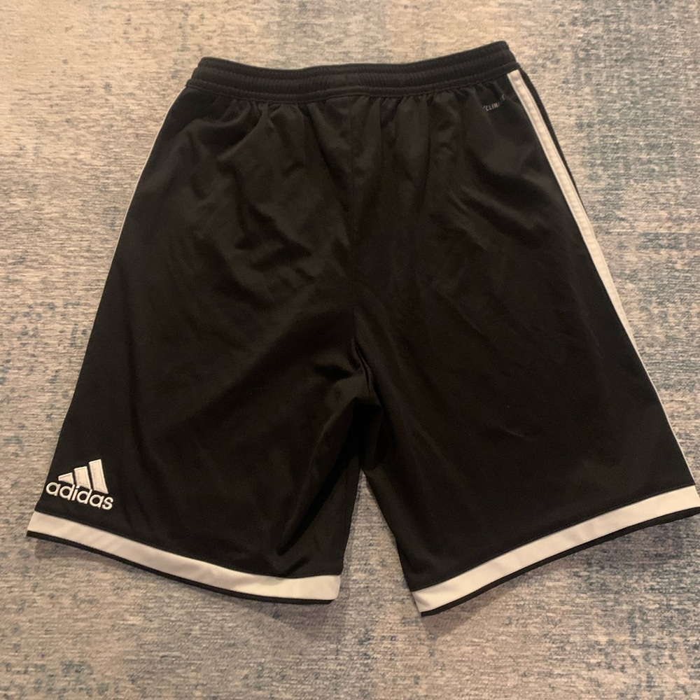 Youth black athletic shorts